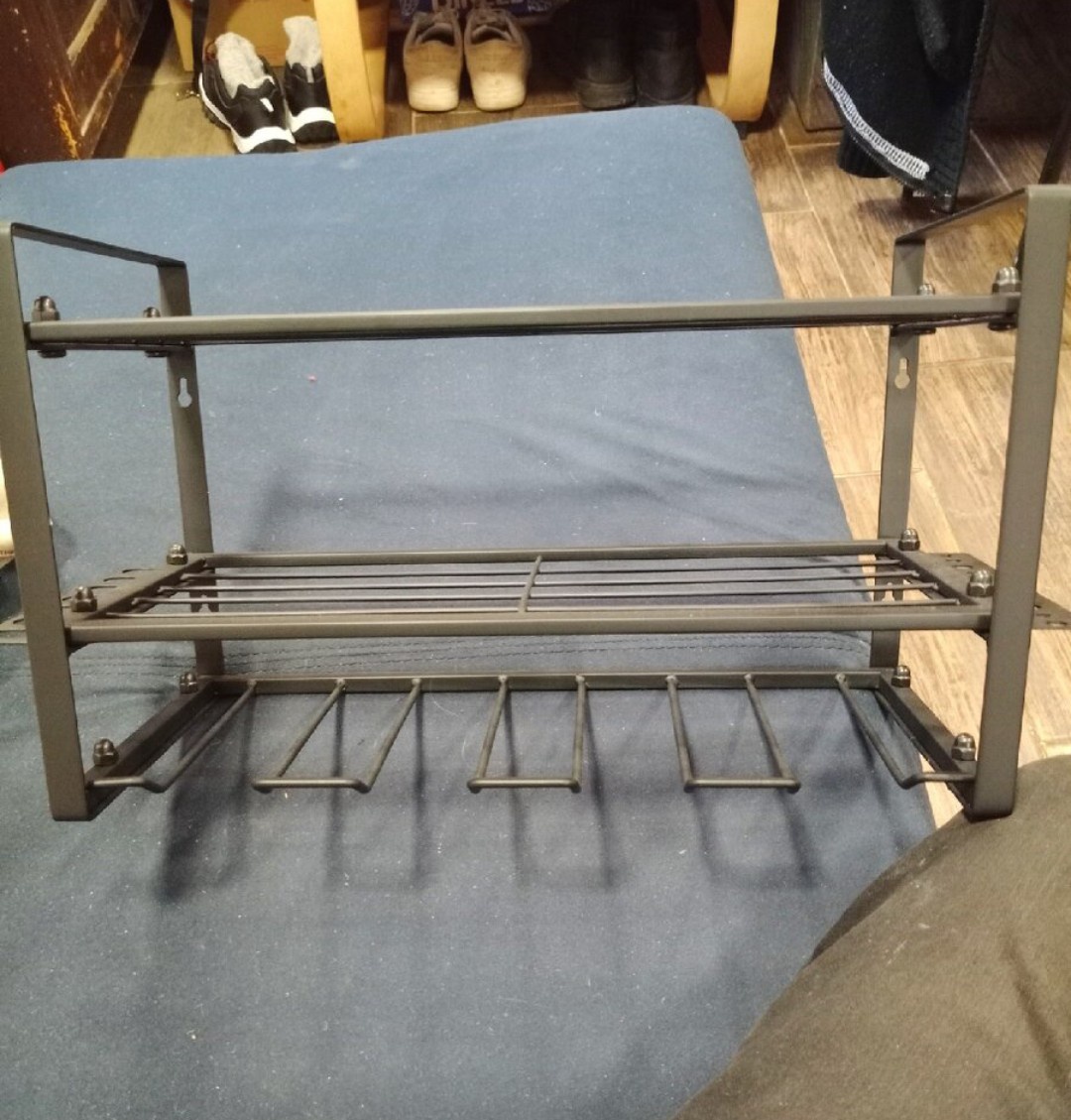 Dílenská polička na 4ks Aku nářadí - 2