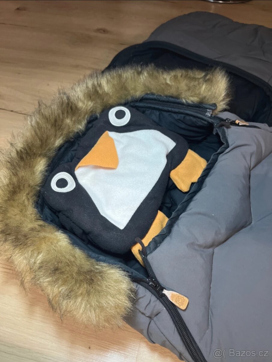 Dětský péřový fusak VOKSI do kočárku - 2