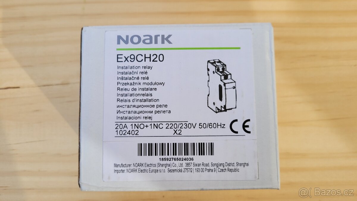 Instalační relé,20 A,ovl.220/230V - 2