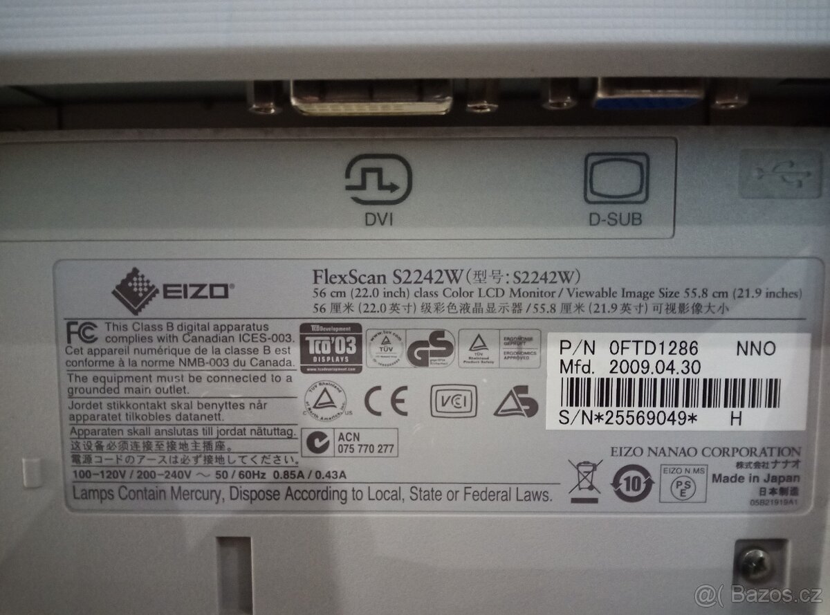 Eizo FlexScan S2242W - 2