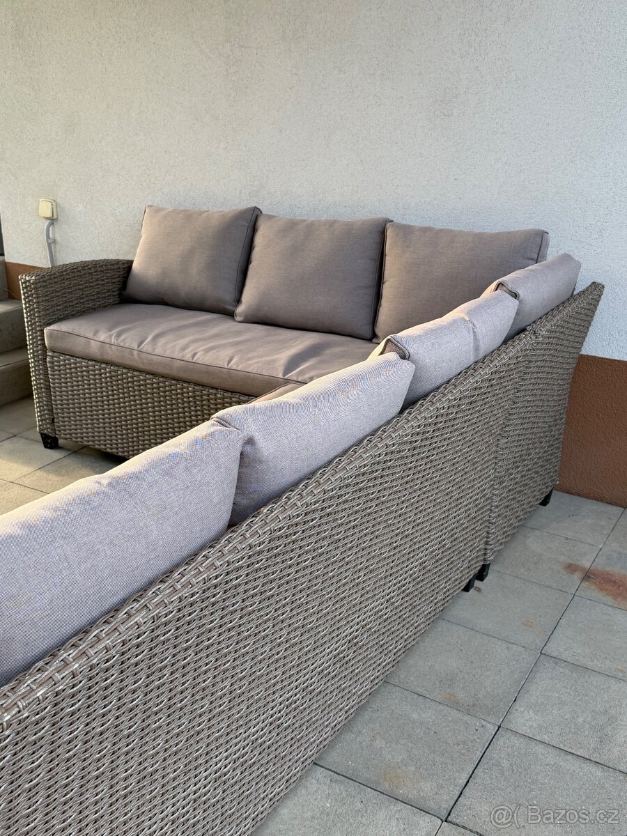 Venkovní set - Sedačka + stůl - 2