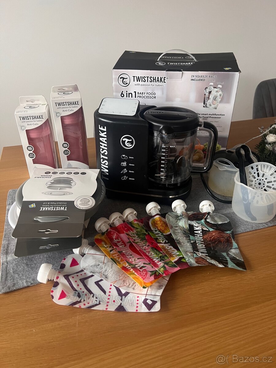 Sada Twistshake 6v1 baby food processor - 2