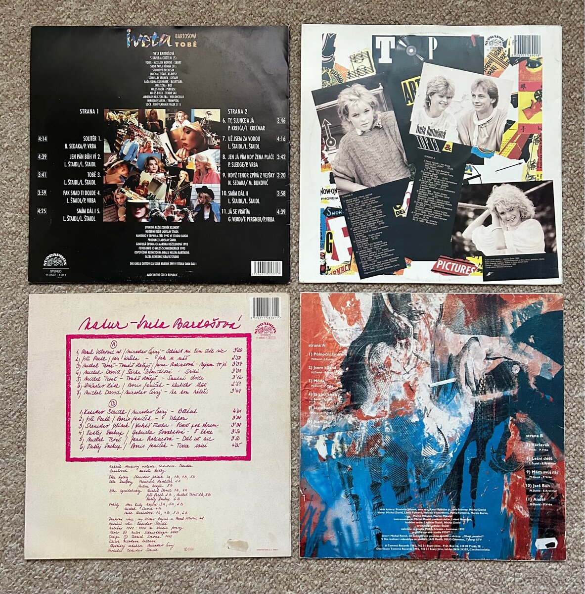 PRODÁM 4x LP Iveta Bartošová - 2