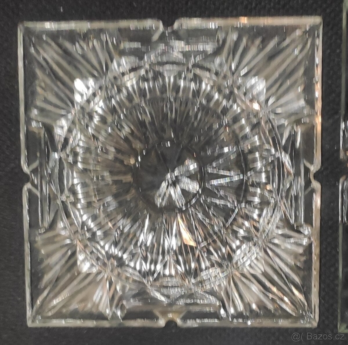 Náhradní sklo k lustru kostka Kamenický Šenov - 2