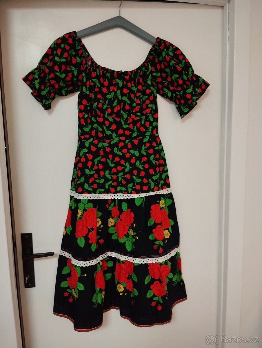 Šaty vel. 36, TOP stav, materiál 100% bavlna - 2