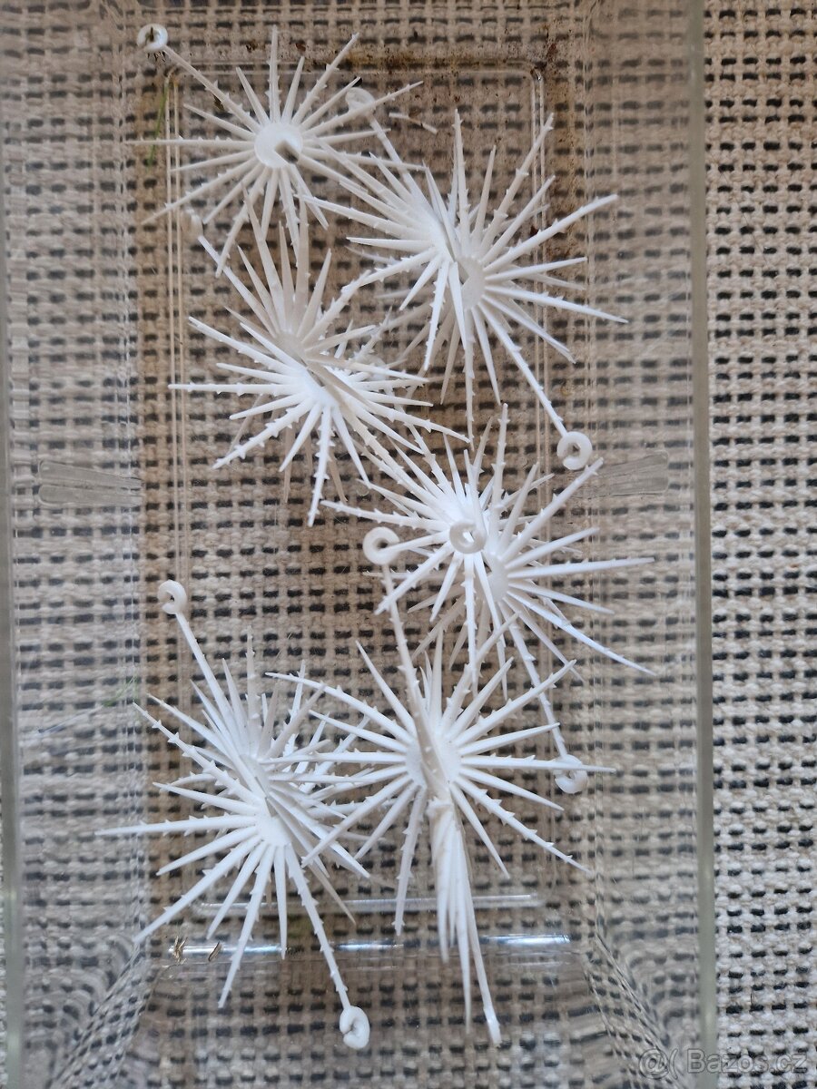 RETRO vánoční vločky - 2