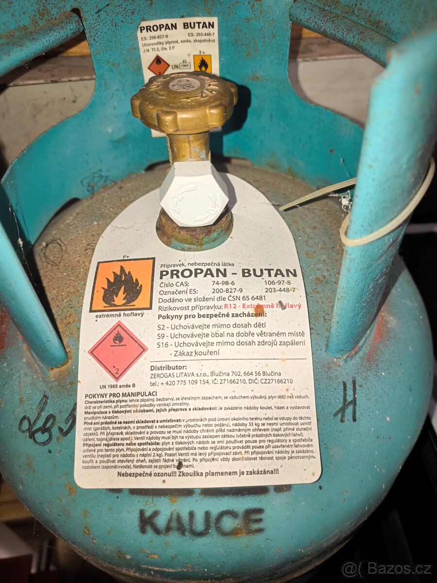 Úplně plna Pb 33kg láhev - 2