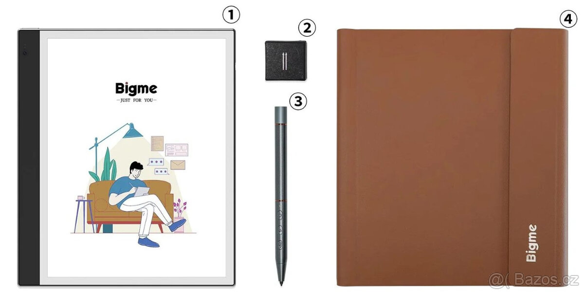 Elektronická čtečka BigMe inkNote color Lite, 10.3 palců - 2