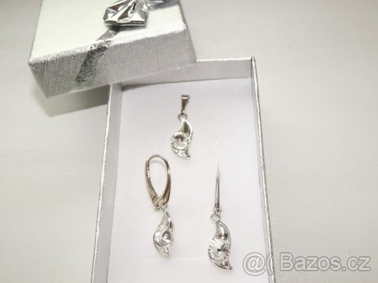 Ag SADA SWAROVSKI LÍSTEČEK - 2