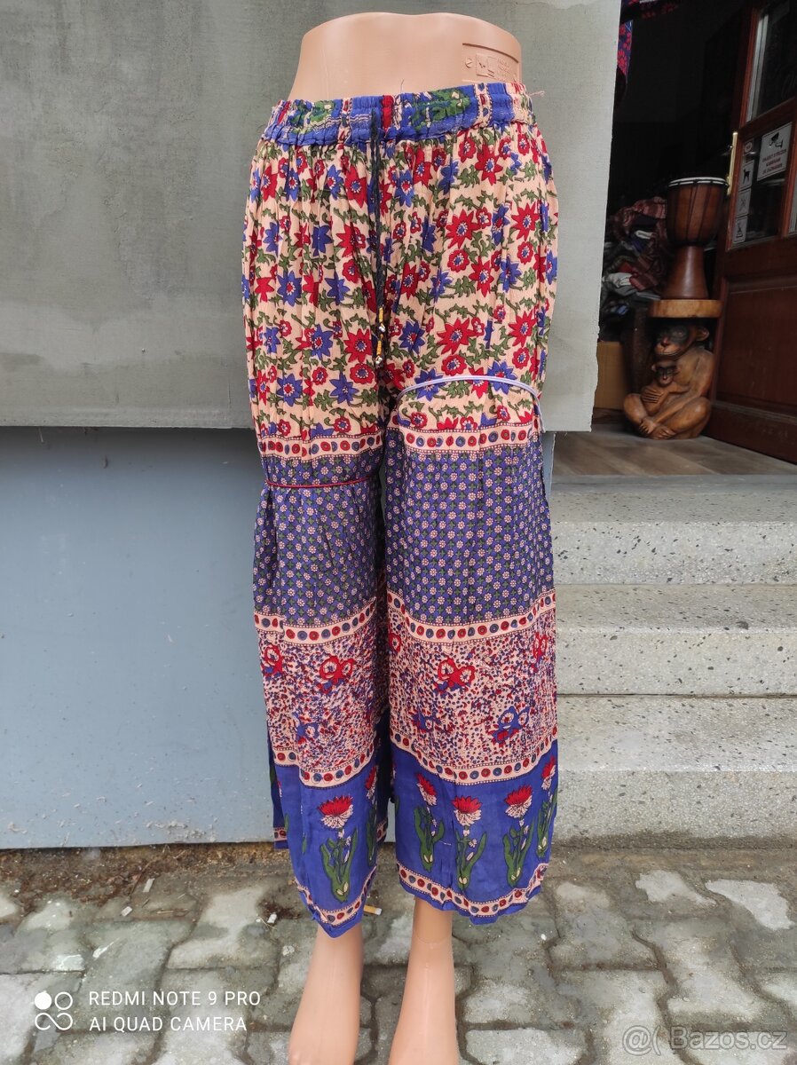 Dámské krepové kalhoty Indie - 2