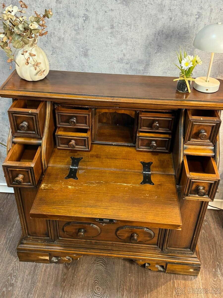 Starožitná psací komoda (141044) - 2
