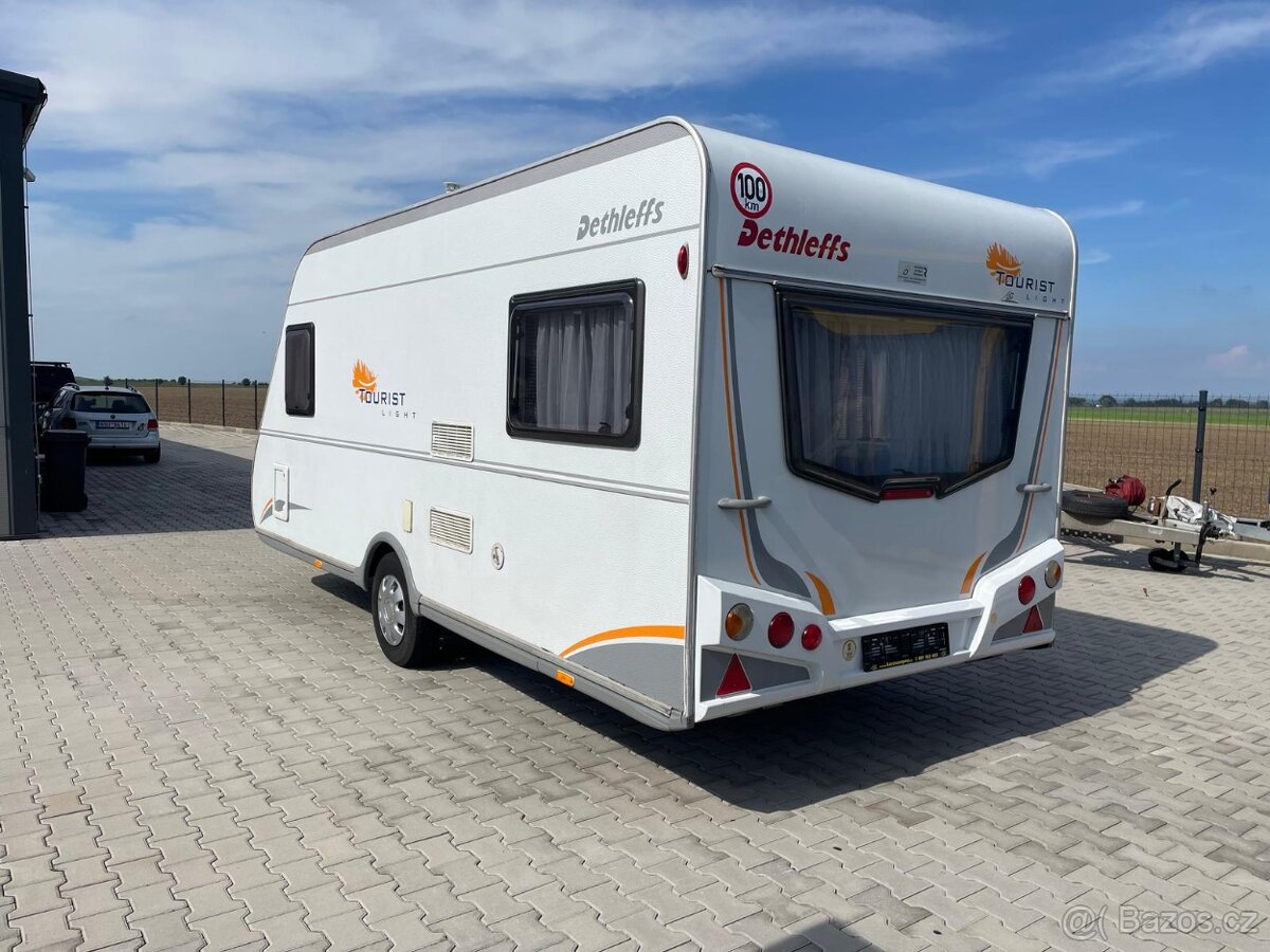 Dethleffs Tourist 470, 2008, 4 osoby, bojler, fr.postel - 2