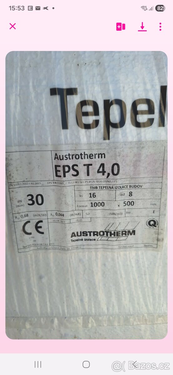 Podlahový polystyren 30mm - 2