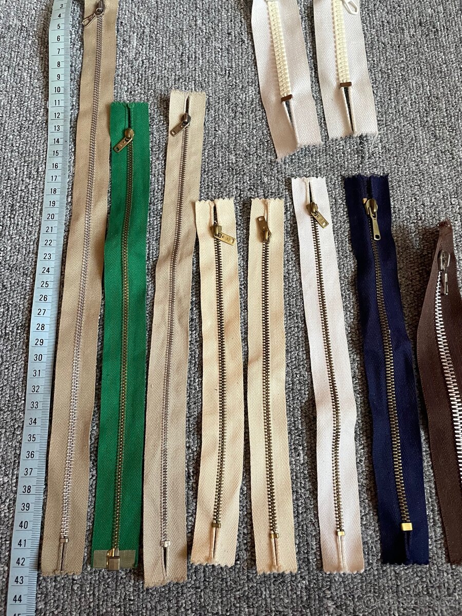 Zipy na šití - 2