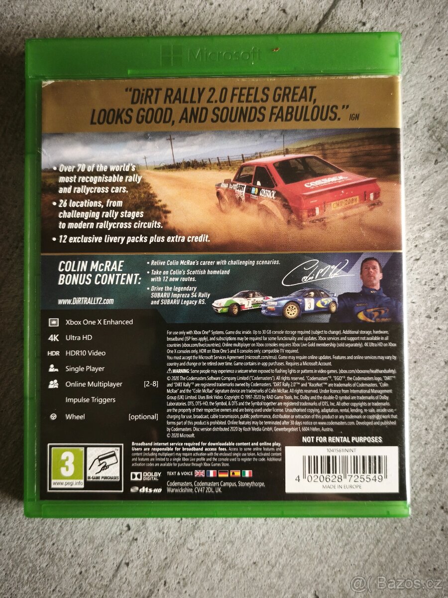 Dirt Rally 2.0 Xbox one - 2