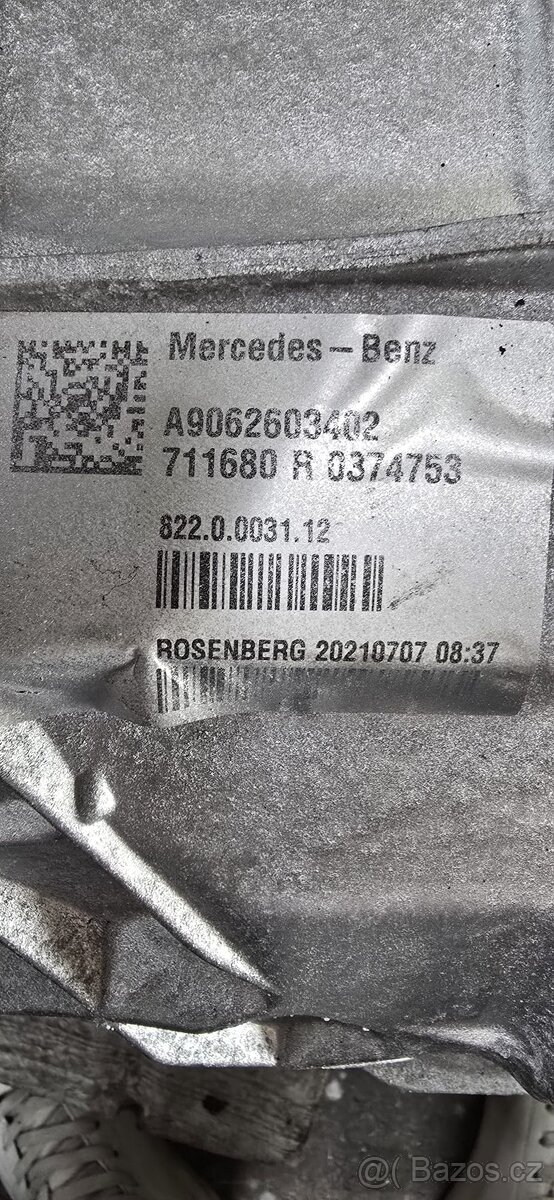 Převodovka Mercedes Sprinter W907,W910 - 2
