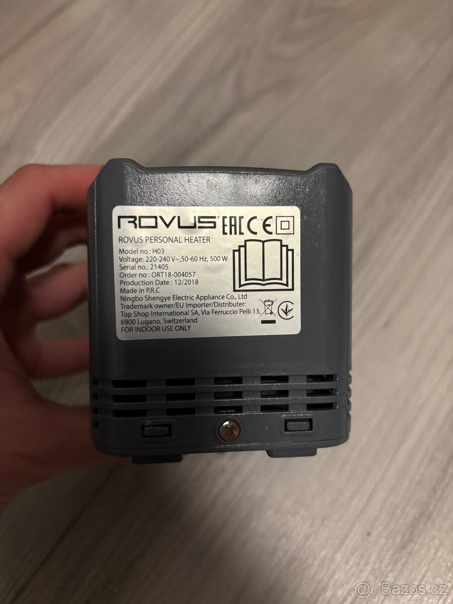 Rovus osobní ohřívač do zásuvky - 2