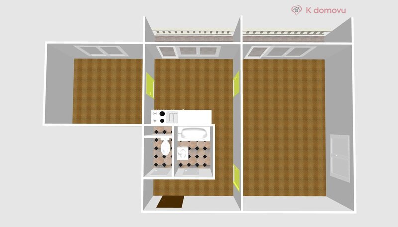Prodej bytu 2+1 v družstením vlastnictví - 2