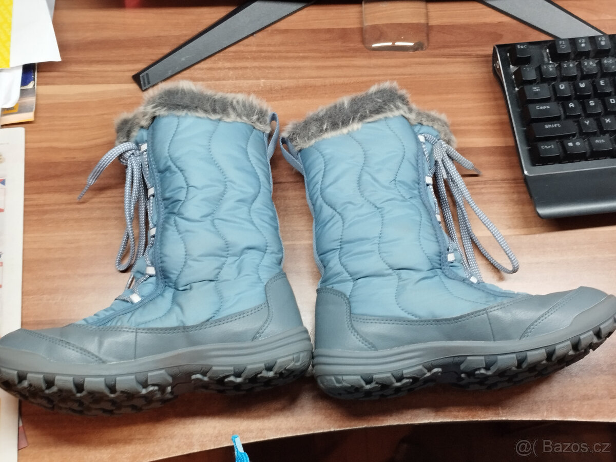 QUECHUA SH 500 36 dívčí nepromokavé sněhule - 2