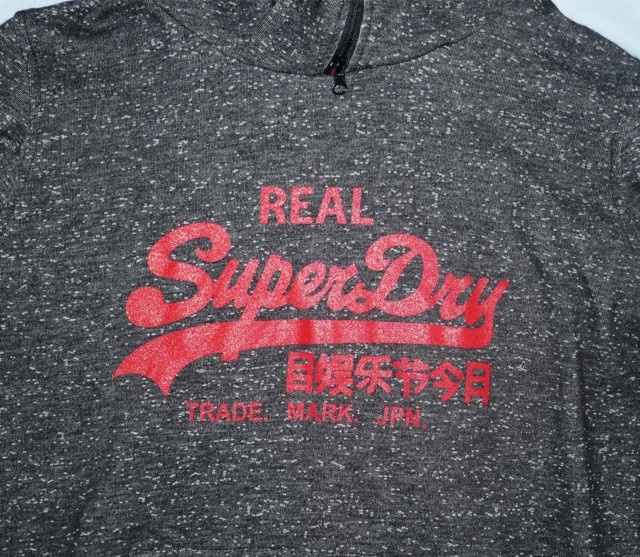 Tmavě šedá mikina, vel. XL, zn. Superdry - 2