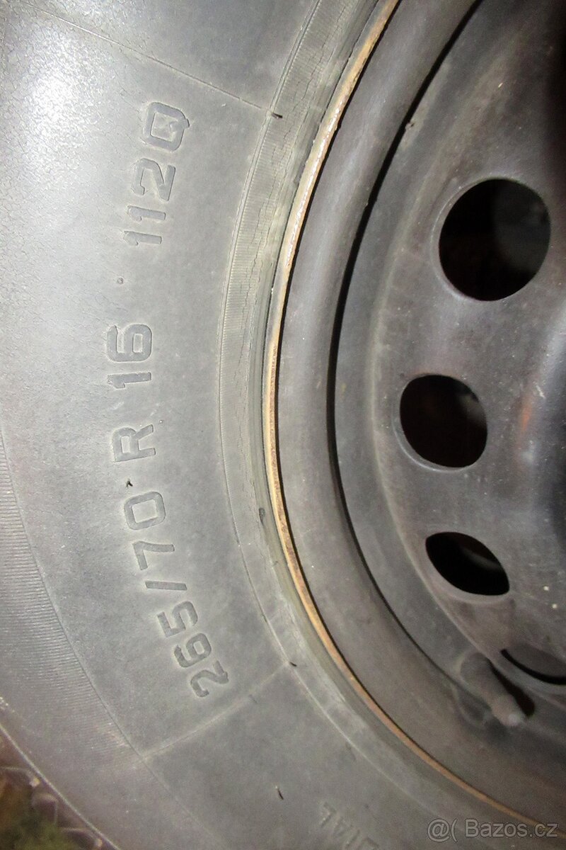 Prodám sadu plechových disků (4 ks) na Mercedes ML 163 - 2