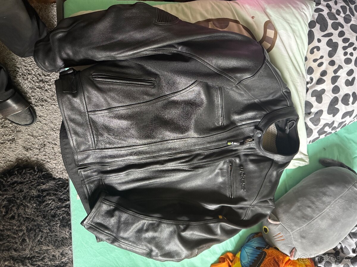 Kožená bunda na motorku w-tec - 2