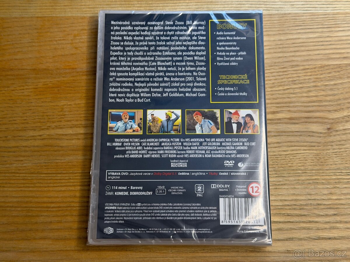 NOVÉ DVD Život pod vodou, dabing + titulky - 2