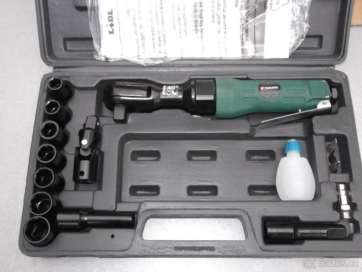 Pneumatickou ráčnu. - 2