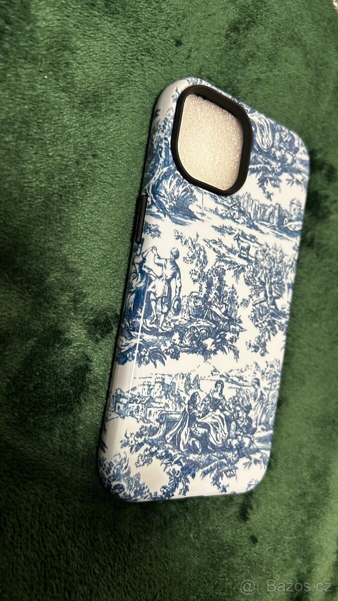Modrobílý obal na iPhone 13/14 - 2