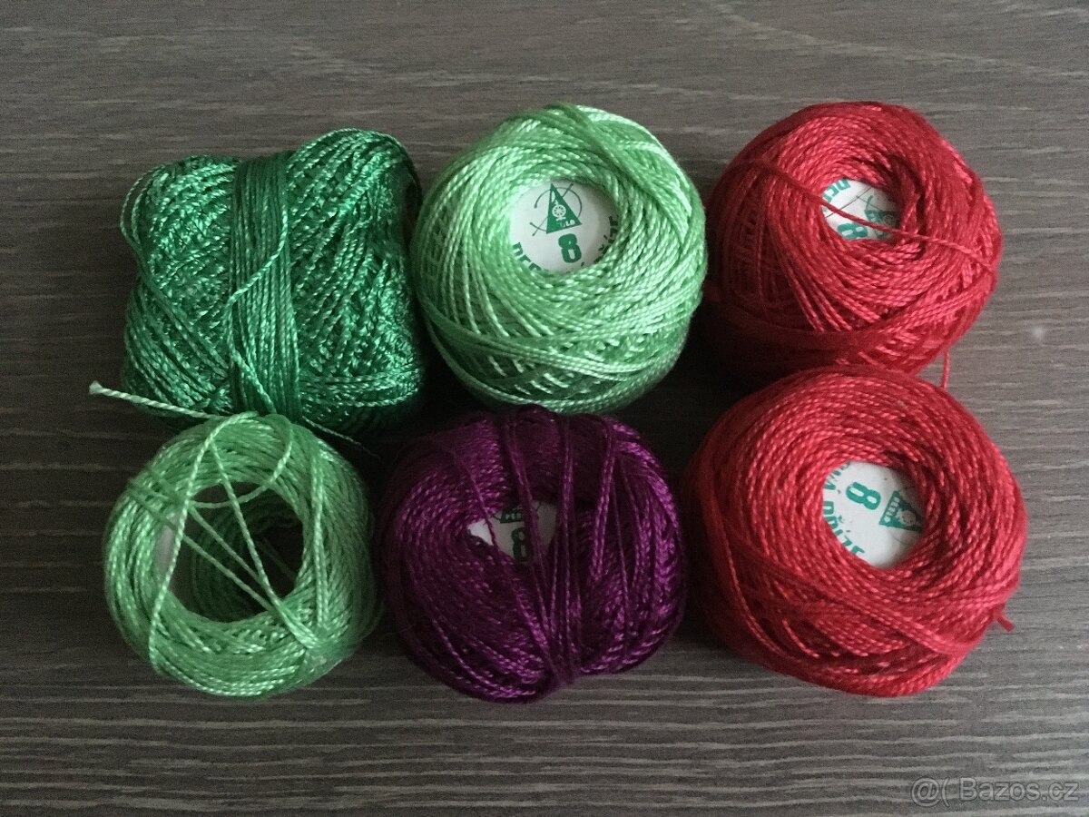 pletací příze + perlová příze zdarma - 2