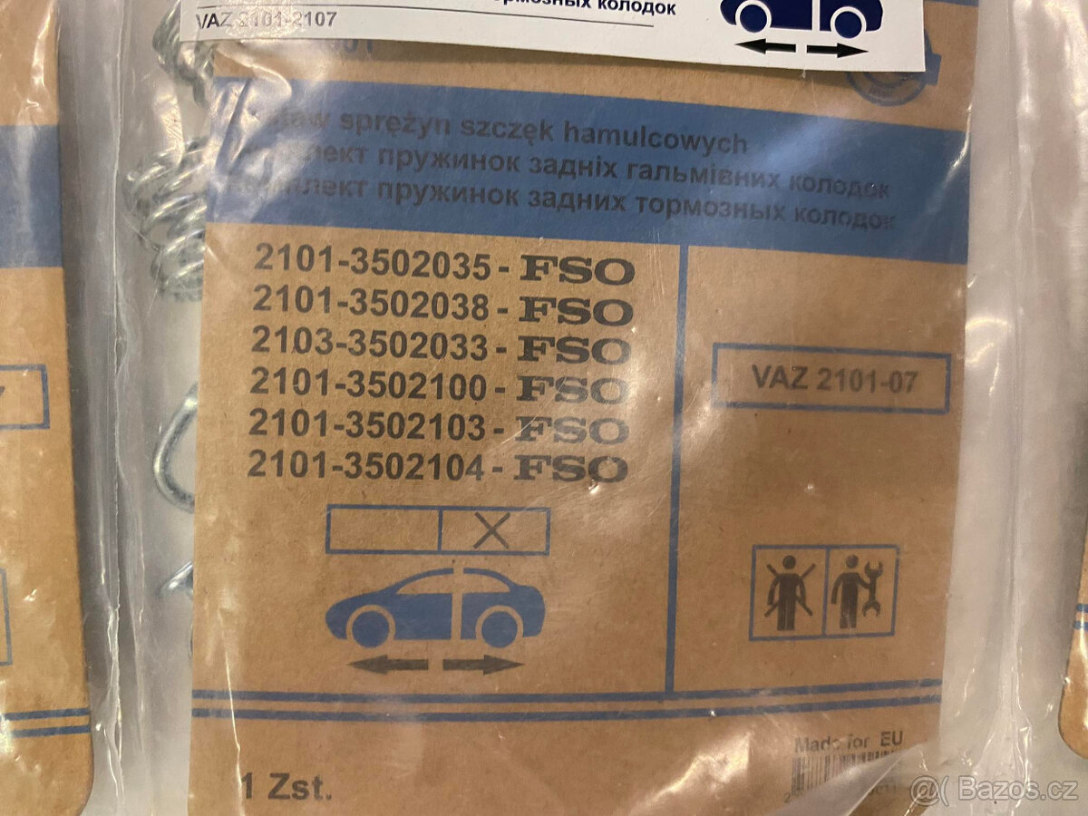 Lada Vaz Žiguli, sada pružin do brzd, tel 608 445 411 - 2