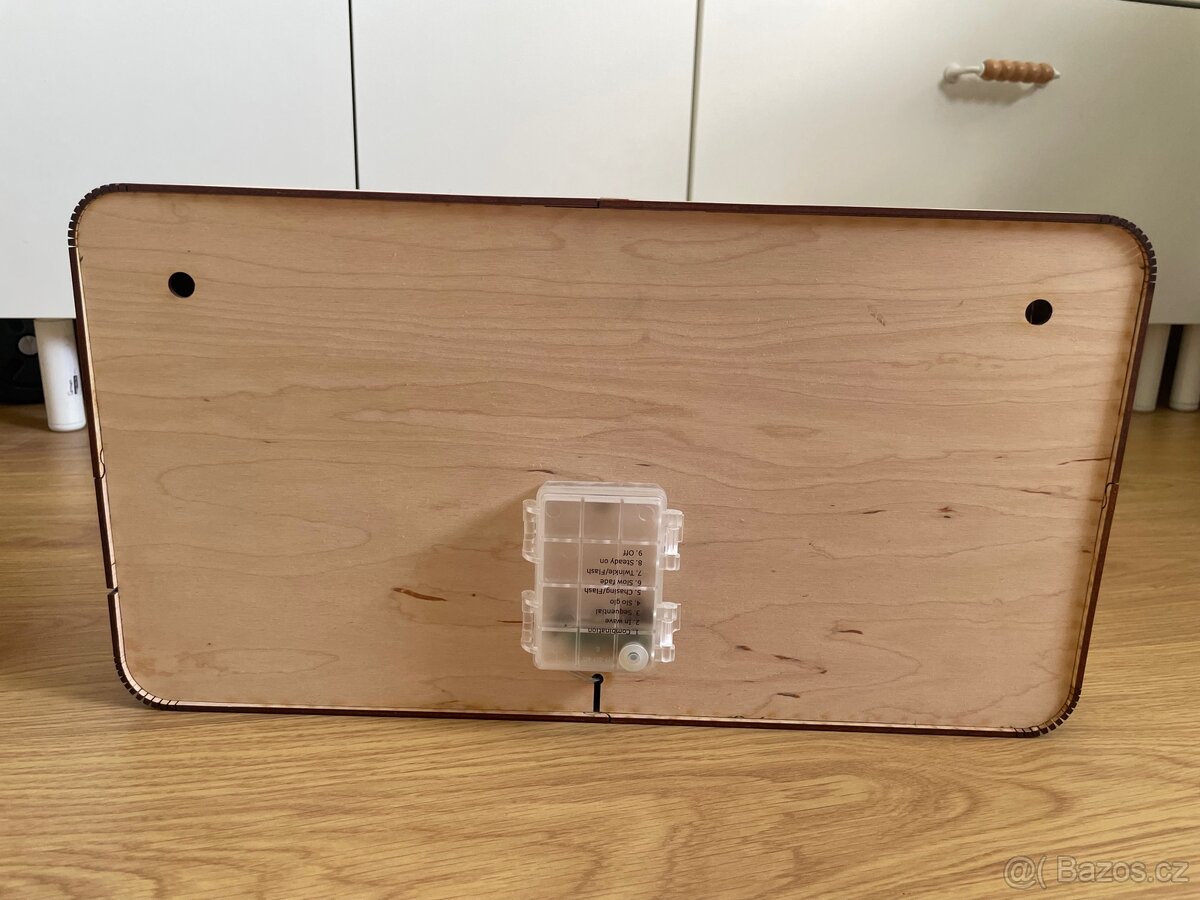 Dřevěná světelná dekorace - 2