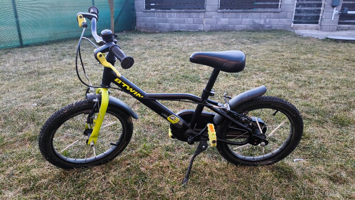 Dětské kolo 16, Btwin dark hero 500 - 2