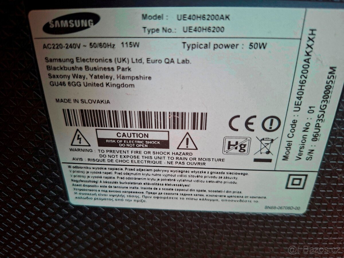 Prodám televizor SAMSUNG - 2