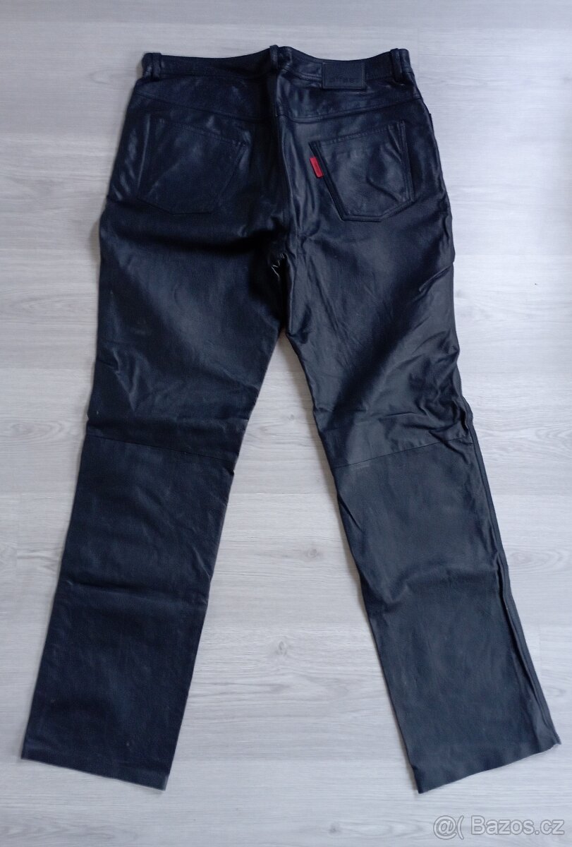 Kožené pánské kalhoty XL - 2