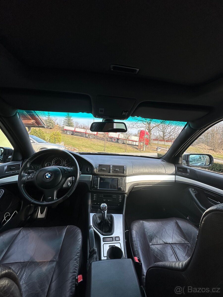 Bmw E39 stříbrný dekor - 2