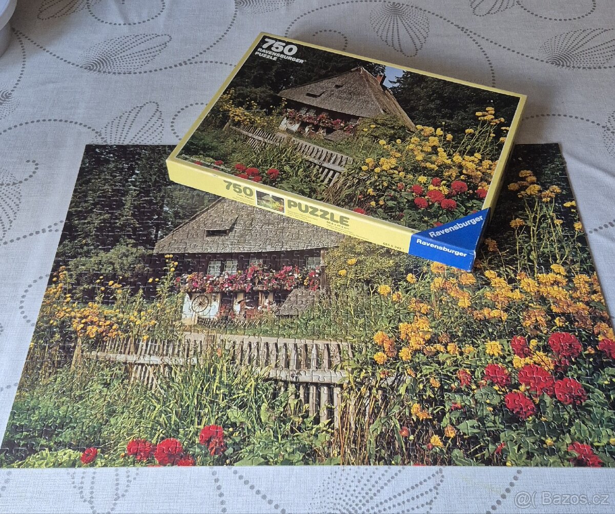 PUZZLE 750 Dům v černém lese - 2