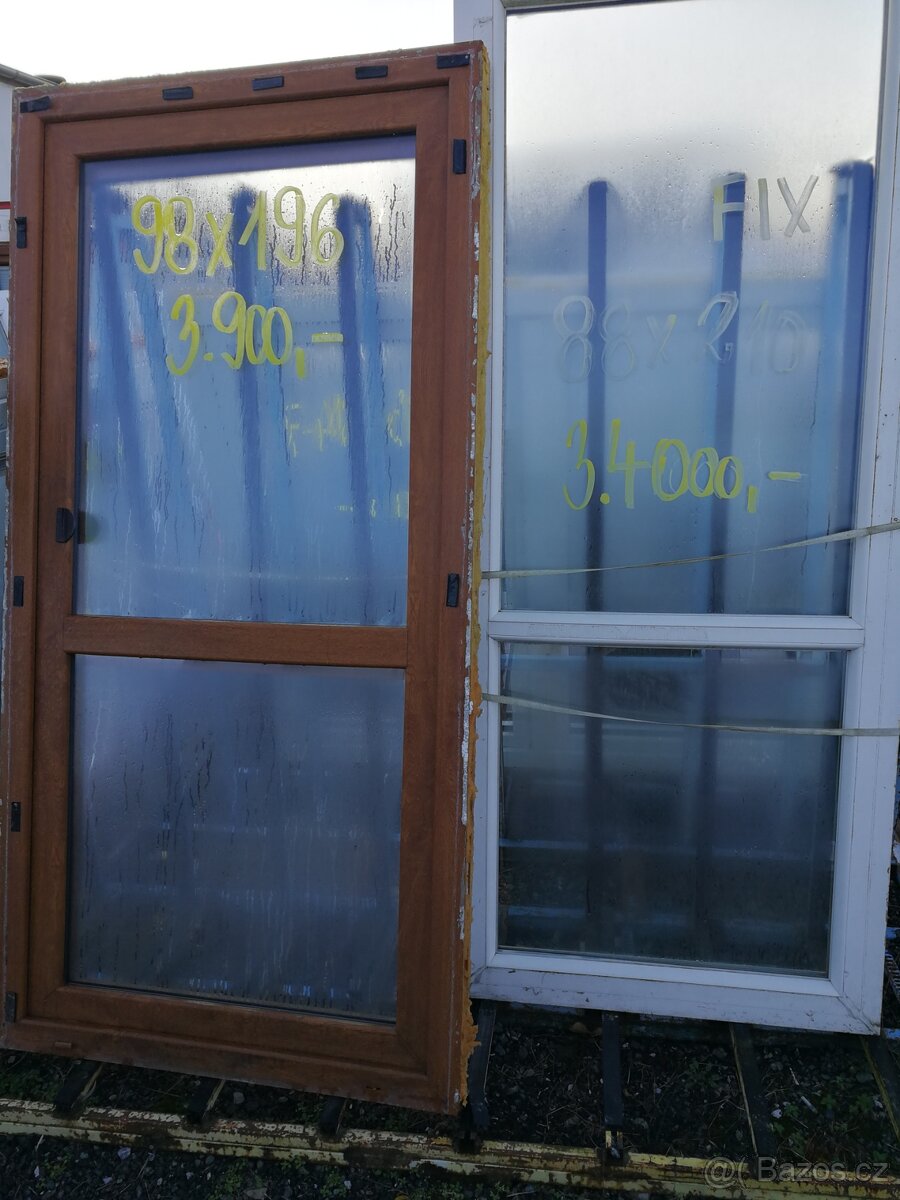 dveře použité balkonové - 2