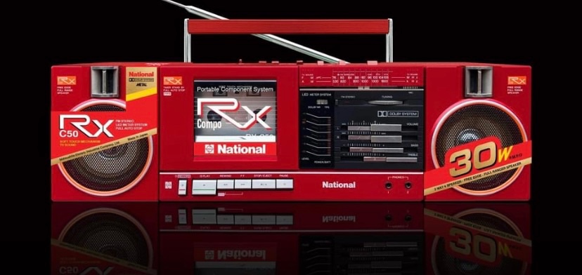 Radiomagnetofon National RX-C 50, rok 1983 - 2