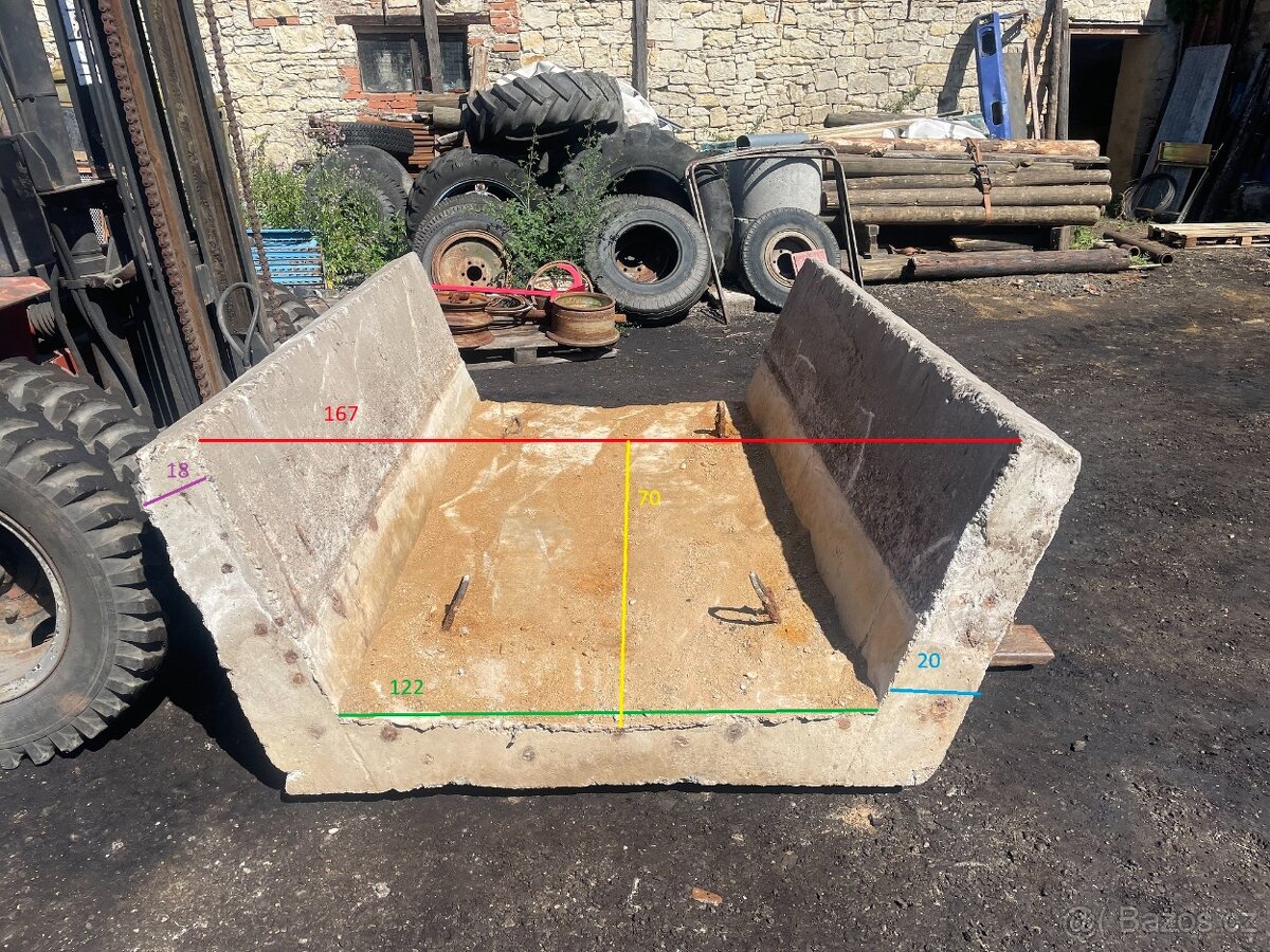 betonové žlaby, koryta, účka - 2