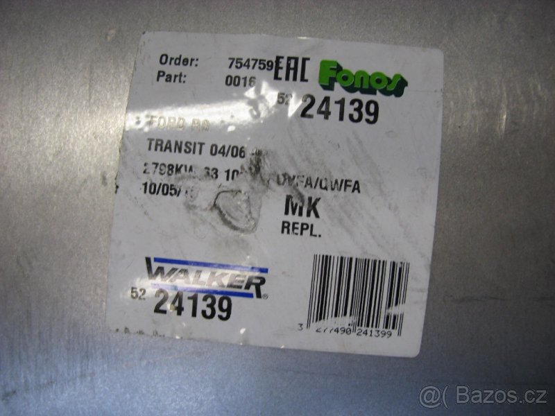 VYFUK KONCOVY FORD TRANZIT - 2