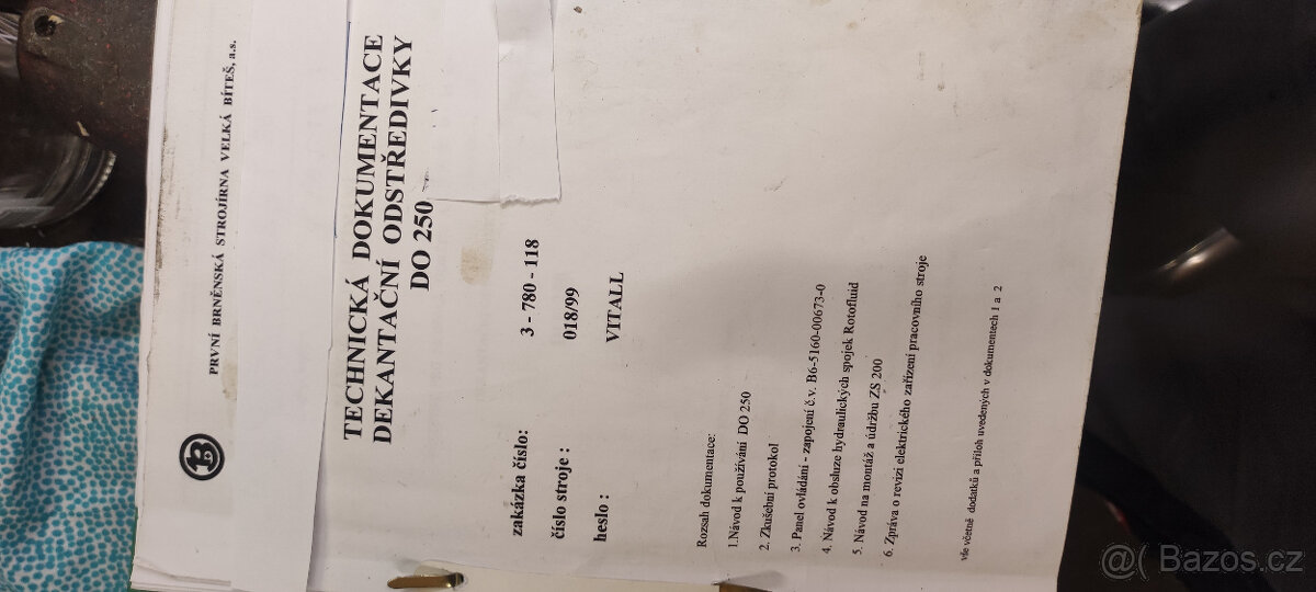 Dekantační odstředivka - 2