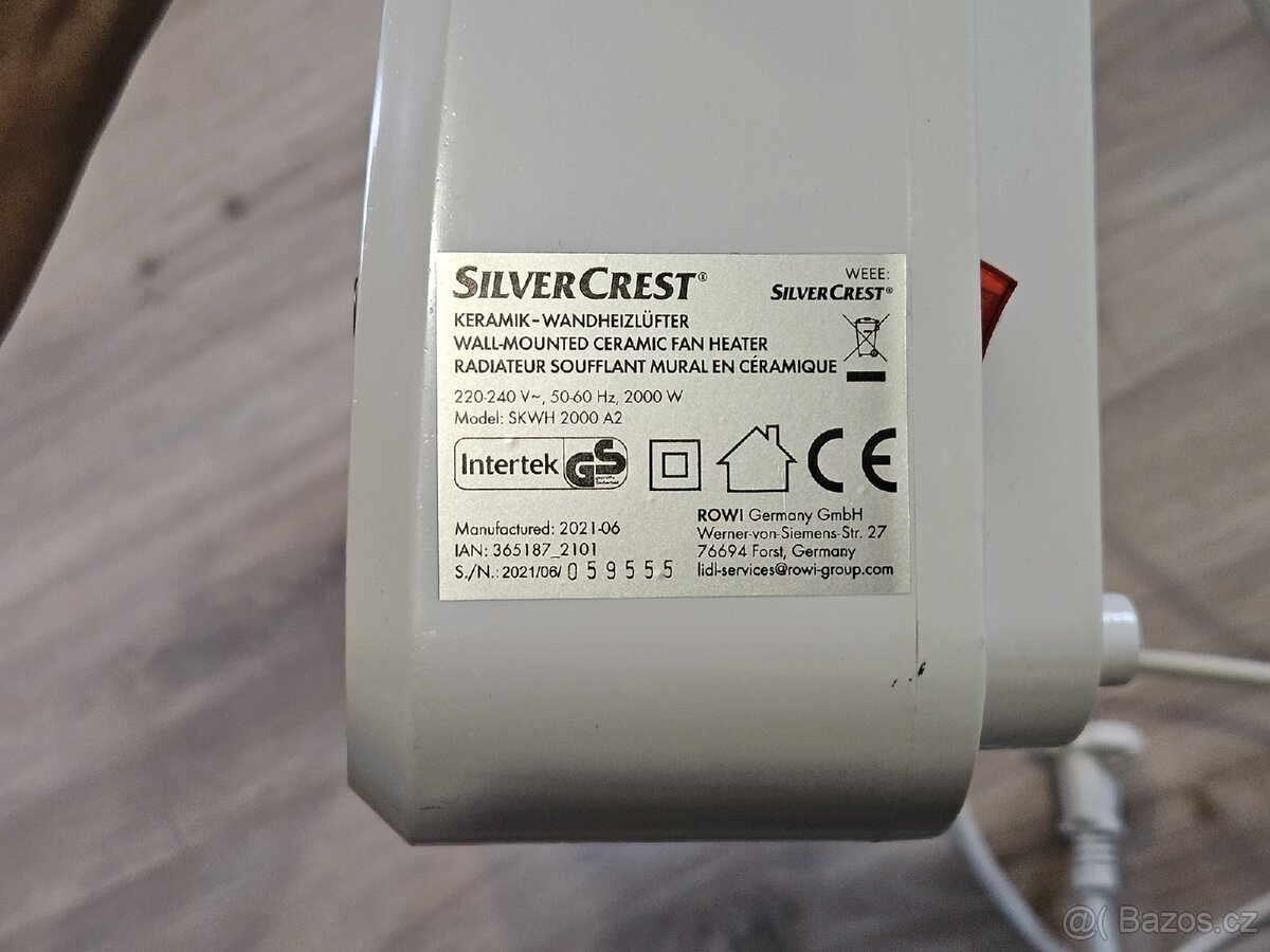 Topení SilverCrest - super stav - 2