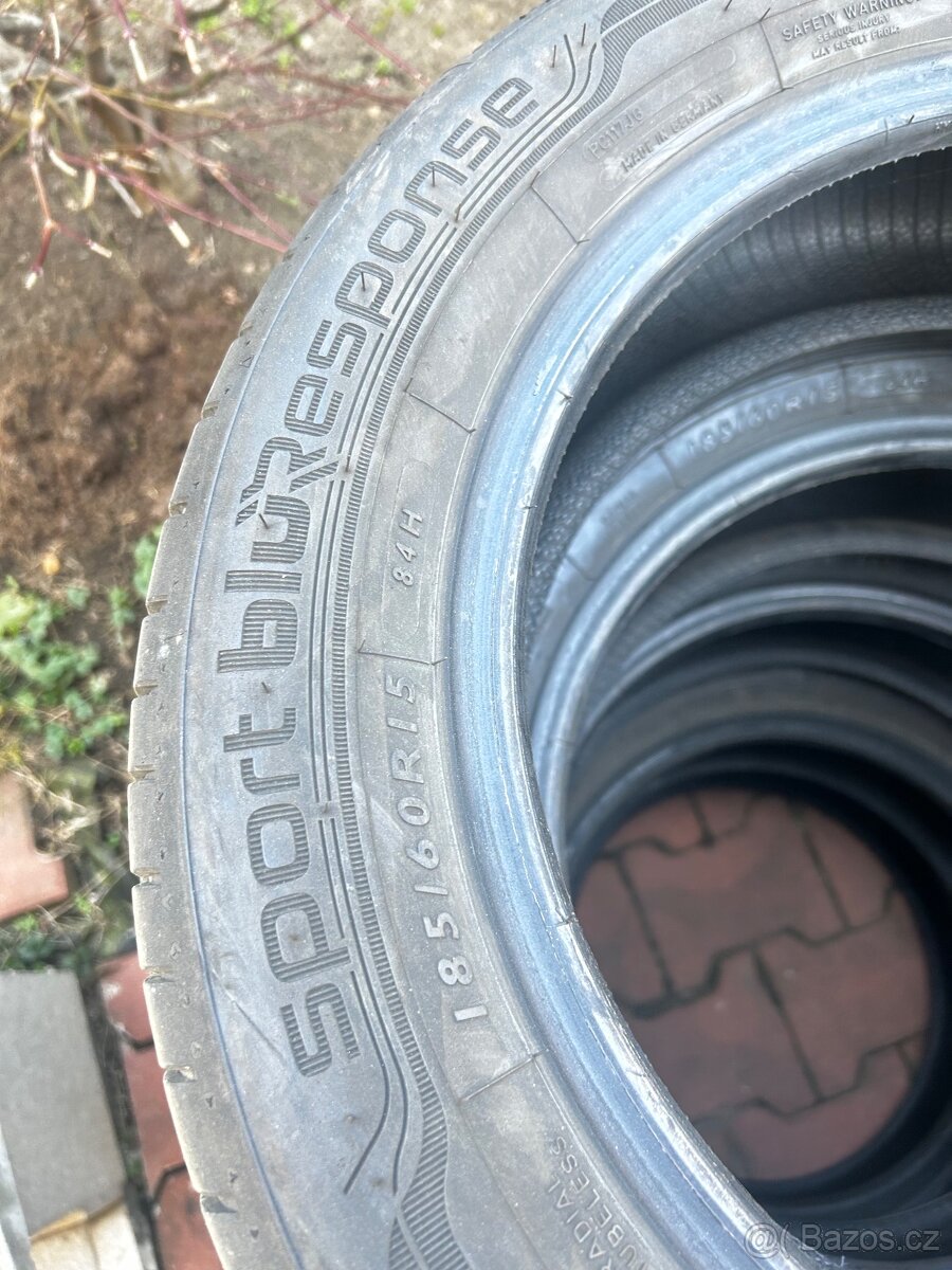 Letní pneumatiky Dunlop 185/60/15 - 2