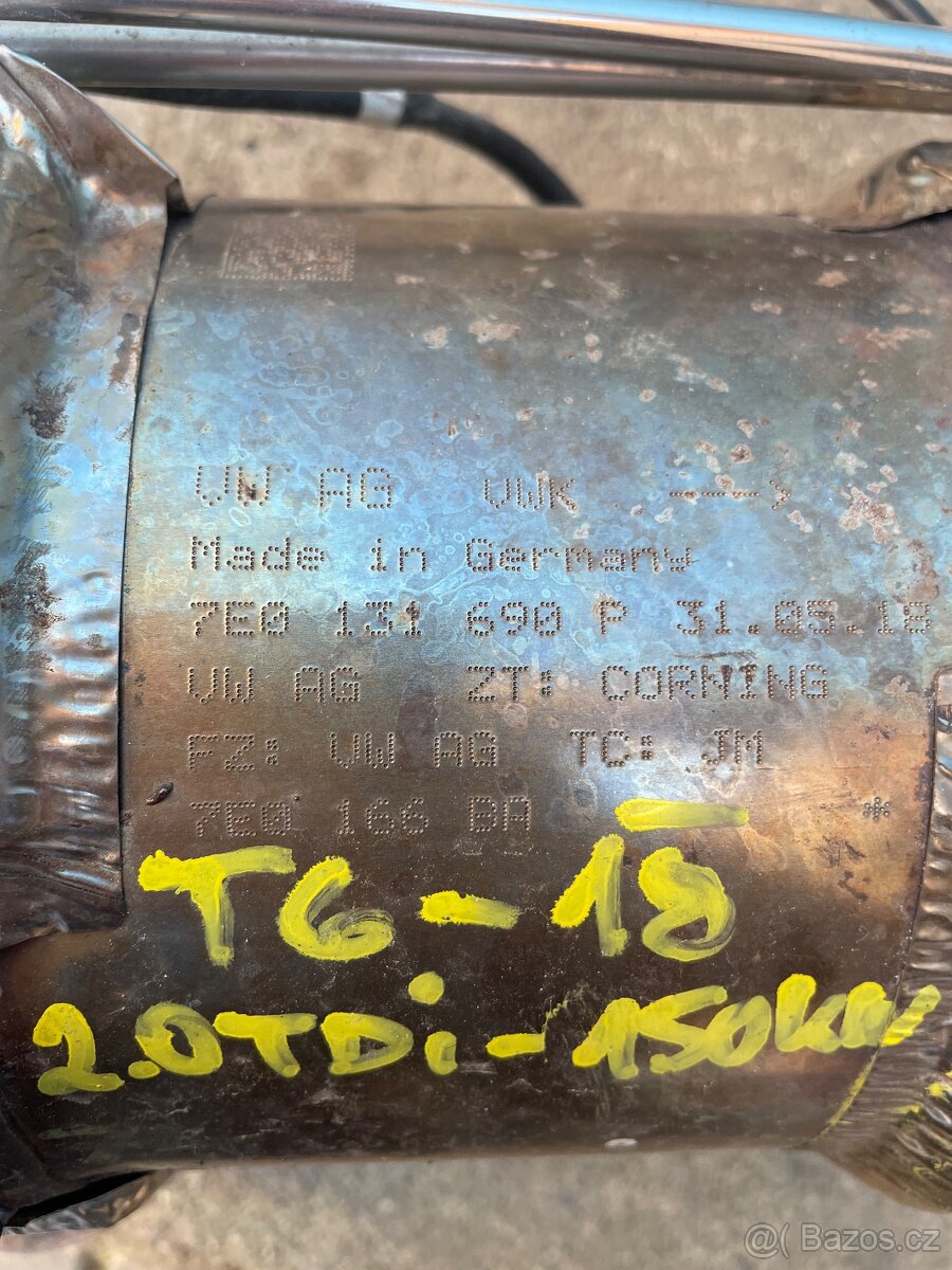 Dpf filtr na Vw T6 150kw - 2