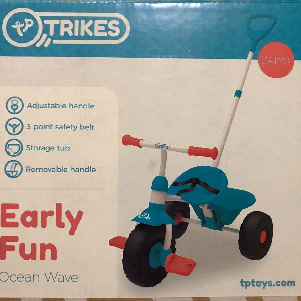 Tříkolka 2v1 TP715 Early Fun Ocean Wave - 2