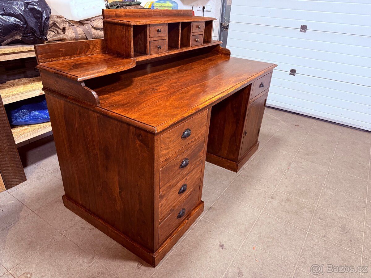 Teakový psací stůl - 2