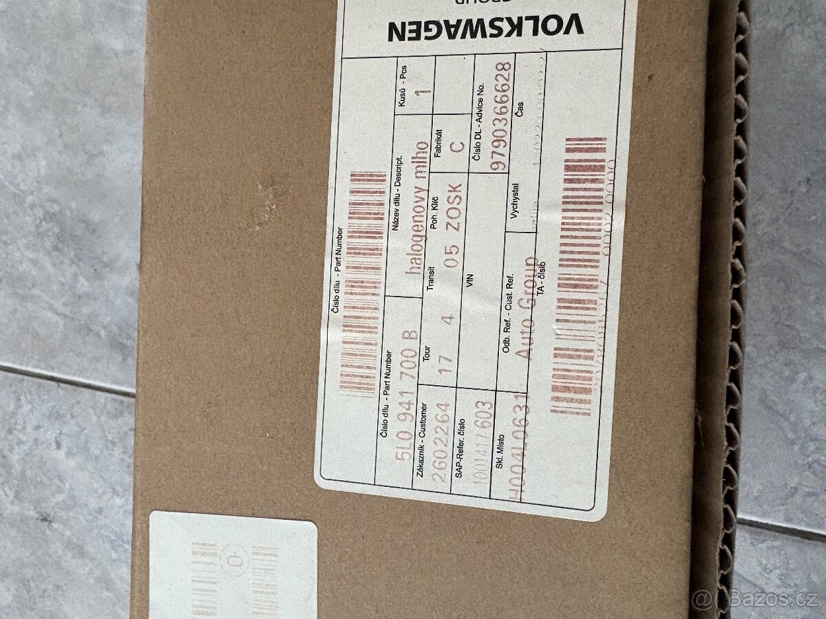 Mlhovka škoda Yeti - 2