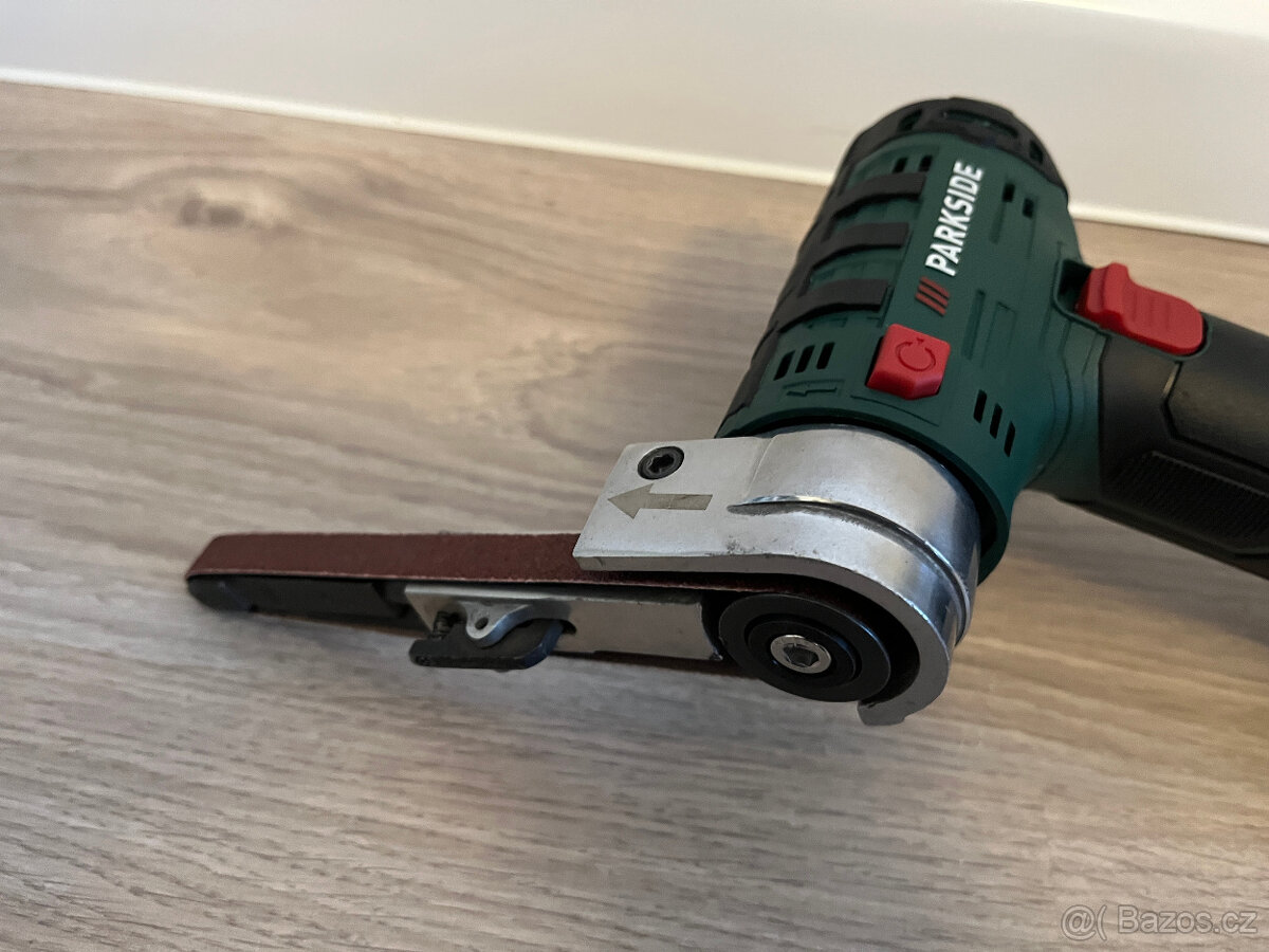 Sada pásové brusky 10x330mm Parkside PWSA 20-Li B2 - 2