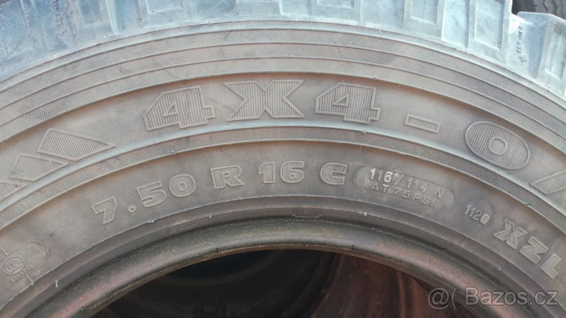 Pneu 7,50-16C GAZ 69 - 2
